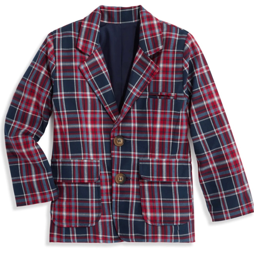 Bella Bliss Hilliard Blazer, Covington Plaid, 2T